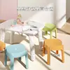 Taburete Bajo de Plástico Extra Grueso Reforzado Taburete para Cambiar Zapatos para Personas Mayores Niños Taburete Duradero Baño Seguridad Antideslizante Hogar Taburete Pequeño