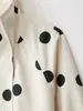 Al por mayor Verano 2026 Nuevo Estilo Europeo y Americano Chaqueta Bomber de Lunares para Mujer 7321