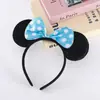 Diadema de Cabeza de Mickey Popular de Venta Caliente Transfronteriza Dibujo Animado Lindo Moño Diadema de Minnie Fiesta de Vacaciones para Niños Diadema Sencilla para Niñas