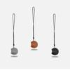 En stock Bolso de Cuero para Auriculares Colgante de Cuello Auricular Bluetooth Digital Estuche de Cuero con Botón de Presión Redondo Bolsita Portátil Pequeña para Joyería Monedas