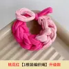 Lazo Trenzado de Alta Elasticidad para el Cabello, Cuerda para el Cabello, Goma Elástica para Mujeres, Creador de Moños, Accesorio para el Cabello que No Daña el Cabello y Protege el Cabello