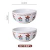 Tigela de Arroz Cor Esmaltada Retro Estilo Japonês Prato Doméstico Tigela de Sopa Tigela para Macarrão Instantâneo Prato de Servir Conjunto de Louças