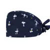 Gorro quirúrgico para mujer, gorro de algodón estampado, gorro para sala de operaciones de doctor, gorro de enfermera, gorro de luna, gorro para casa, gorro de chef tipo cúpula