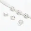 Bandeja de Flor com Zircônia Microincrustada Cobre Banhado Ouro 18K Cor Duradoura Acessórios Pulseira Acessórios de Joia Bandeja de Flor com Zircônia Espaçadora C21