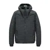 2026 Nueva Chaqueta de Algodón Acolchada de Invierno para Hombre Abrigo de Algodón Acanalado de Grafeno Ropa de Algodón Caliente con Capucha