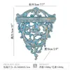 Estilo Europeu Criativo Suporte de Armazenamento Prateleira Decoração de Parede Decoração de Parede Doméstica Resina Oca Pendurado na Parede Decoração Suave Joias para Atacado