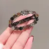 Novo Acessório de Cabelo de Cristal de Luxo 2026 para Mulheres, Grampo de Cabelo Peça de Cabeça com Design de Nicho de Alta Qualidade