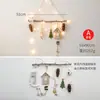 Decoraciones Navideñas Árbol de Navidad Colgante de Combinación Libre Rama Seca de Madera Colgante de Pared Estrella Tronco Decoración Festiva