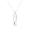 Novo conceito colar de paperclip de amor em prata de lei S925 feminino personalidade requintada versátil simples estilo ins corrente para clavícula