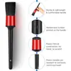 Cepillo Suave de Cerdas para Lavado de Autos, Doble Uso para el Hogar y el Coche, Cepillo Pequeño para Grietas del Interior del Coche, Cabezal de Cepillo Multifuncional para Limpiar las Rejillas de Ventilación del Aire