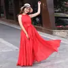 Vestido de Praia Tencel Branco Fresco com Alça Fina Sanya Hainan Vestido de Férias para Mulheres Férias de Verão na Beira-Mar Super Fada