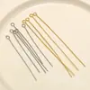 Acero Inoxidable Aguja en Forma de 9 Aguja para Perlas Hecho a Mano DIY Pasador Pendientes Colgante Cadena de Teléfono Accesorios de Joyería Materiales