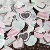 Cafetería Poesía de Azúcar Rosa: Un juego de pegatinas con diseños dulces y vintage, perfecto para journaling, scrapbooking, proyectos de bricolaje y decoración