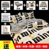 Edredón de invierno engrosado un juego de funda de edredón completa núcleo de almohada dormitorio estudiantil seis-ocho piezas individual doble primavera y otoño ropa de cama de algodón