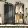 Armario Estilo Francés Crema Dormitorio Uso Doméstico Armario Grande Terminado Gabinete de Almacenamiento para Ropa Infantil Perchero de Arte en Hierro a Prueba de Polvo para Abrigos y Sombreros