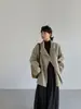 Gabardina de Cuello Alto Jiangzuo de Alta Gama con Silueta Elegante de un Botón para Mujer, Otoño 2026, Estilo Coreano de Longitud Media Versátil 1960