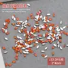 Accesorios para Uñas de Celebridad de Internet al por Mayor Mini Marquise Zirconio para Uñas Decoraciones de Uñas Coloridas con Fondo Plano y Forma Biselada
