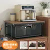 Estante de almacenamiento de escritorio extraíble para cafetera, barra de bar, mesa de comedor, granos de café, bolsitas de té, organizador de tazas de café