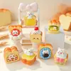 Gato Lindo Pan Tostada Postre Decoración DIY Accesorios Coche Resina Adornos Pequeños Accesorios para Llavero Venta al por Mayor