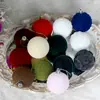 Decorações de Natal Transfronteiriças 6cm 16Peças Bolas de Plástico de Formato Especial Coloridas Bolas de Natal Revestidas com Veludo de Neve Pingentes
