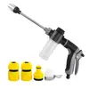Atacado de Fábrica Transfronteiriço T8 Cabo Estendido Doméstico Revestido de Borracha Potente Multifuncional Pistola de Água para Lavagem de Carros Pistola de Água de Alta Pressão
