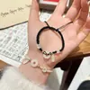 [Pulsera Más Vendida] Pulsera de Perlas Blancas, Estilo Antiguo, Fresca y de Moda, Pulsera de Doble Capa para Mejor Amiga Estudiante, Estilo Nuevo