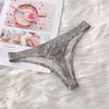 Ropa interior sexy de estampado de leopardo para comercio exterior, tanga encantadora para mujer, estudiante linda, antibacteriana, sin costuras, body de una pieza en forma de T