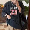 Camiseta de Manga Corta Lavada Vintage Retro Estilo Coreano de Verano para Mujer 2026 Nuevo Holgado Estilo Perezoso Versátil