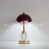 Lámpara de Mesa Modelo Nuevo 2026 Cáscara de Huevo para Dormitorio, Lámpara de Mesita de Noche de Lujo de Gama Alta para Dormitorio Principal, Luz Eterna de Boda, un Par de Velas Nocturnas de Regalo