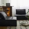 Sofá modular Piedmont para salas de estar pequeñas, sofá modular de bloques libremente combinable para hoteles y casas de huéspedes