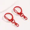 Llavero de Metal con Hebilla en Forma de D de Pintura Colorida de Caramelo y Hebilla en Forma de 8 Accesorios para Joyería Hecha a Mano DIY Material para Colgar