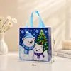 Bolsa de Regalo Navideña de Dibujos Animados de Venta Caliente Transfronteriza Alta Apariencia Bolsa de Empaque con Estampado Navideño Alta Apariencia Bolsa de Regalo Navideña