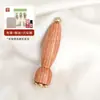 Sândalo Roxo Pequeno Lótus Massageador de Olhos Chifre Bastão de Massagem Facial para Puxar Tendões e Pontos de Acupuntura Cuidados com a Pele para Mulheres