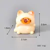 Nuevo gato miniatura creativo para micro-paisaje, decoración de mini escena, manualidades de resina lindas para casa de muñecas DIY