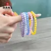 Nuevo Pulsera de Vidrio Multicolor con Cuentas Estilo Chino Ojo de Gato, Cuentas Redondas de un Solo Círculo, Pulsera de Cuentas con Diseño Sencillo y de Moda