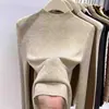 Suéter de Punto de Manga Larga y Cuello Medio para Mujer Otoño Temprano Nuevo Ajustado Suave Tipo Cera Tejido Fino Camisa para Capas Negra
