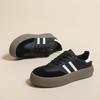 Tênis de treino alemão feminino 2023 novo outono sola grossa sapatos brancos retro sapatos argan primavera e outono casual esportes Sapatos de Plataforma
