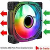 Ventoinha de gabinete para computador de mesa Prism 2ª geração 12cm ARGB PWM controle de temperatura de cor mágica alto volume de ar silencioso
