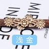 Botões de metal da dinastia Han Cheongsam para sogra Elementos Han Botões de uniforme da dinastia Ming e Song Gola alta Xale Botões de ombro em nuvem