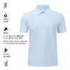 Camisa Polo Versátil de Lado Duplo com Lapela Emborrachada e Zíper para Uso Casual e de Trabalho, Estoque do Fabricante