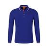 Polos de Manga Comprida de Outono para Homens e Mulheres, Camisetas de Gola Polo de Secagem Rápida, Roupas de Trabalho, Camisetas para Publicidade de Eventos, Tops com Logotipo, Esportes