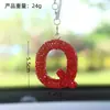Colgante para Coche con Forma de Oso de Amor de Arcilla Amazon Transfronterizo, Colgante para Interior de Coche, Colgante de Letra de Alta Gama para Mujeres