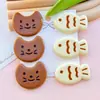 Gato pez lindo pequeño acrílico diy accesorios funda de teléfono móvil agujero zapatos pasador de pelo accesorios para el cabello material de parche