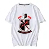Teoría de la bala rueda de bala rota juego de baile anime periférico levanta la mano oso sonrisa oso manga corta principal camiseta de algodón verano