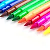 Set de plumas de acuarela Deli, plumas de acuarela de punta suave para jardín de niños, lavables, 24 colores, pincel para grafiti, plumas de acuarela para niños