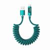 Cable de Datos Tipo C con Pantalla Digital Jingyao 120W Carga Rápida Adecuado para Apple 15/16 Huawei Honor Coche Cable de Carga 6A