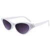 Novos óculos de sol estilo olho de gato retrô incrustados com diamantes brancos anti-luz azul óculos de sol femininos estilo olho de gato óculos de sol personalizados