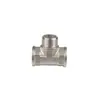 Conector de T Equal de Acero Inoxidable 304, 3 Vías, Macho NPT de 1/2 Pulgada