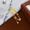 Pulsera de Moneda de Cobre con Hielo Triturado de Doble Capa de Moda de Xiaohongshu, Joyería Versátil de Diseño Popular y de Moda al por Mayor