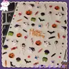 Halloween Pequeño Fantasma Relieve Gelatina Arte de Uñas Pegatina Ins Lindo Calabacita Oscuro Adhesivo Ccd Decoración de Uñas